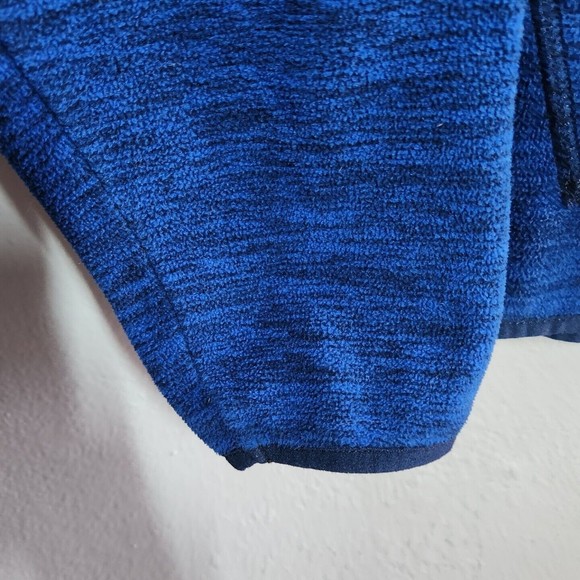 DSG Blue Fleece Pullover Hoodie Mens Sweatshirt Drawstring Hooded Size S - Picture 4 of 7